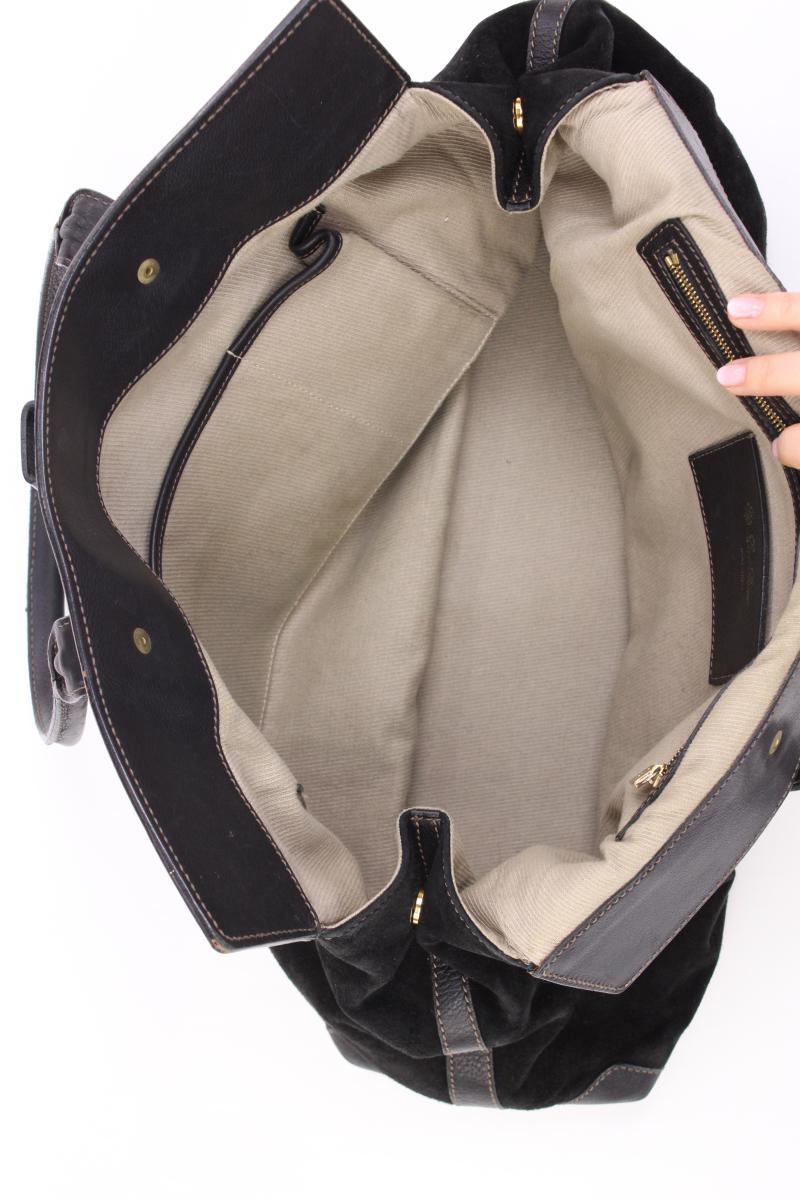 Loro Piana Henkeltasche schwarz aus Leder