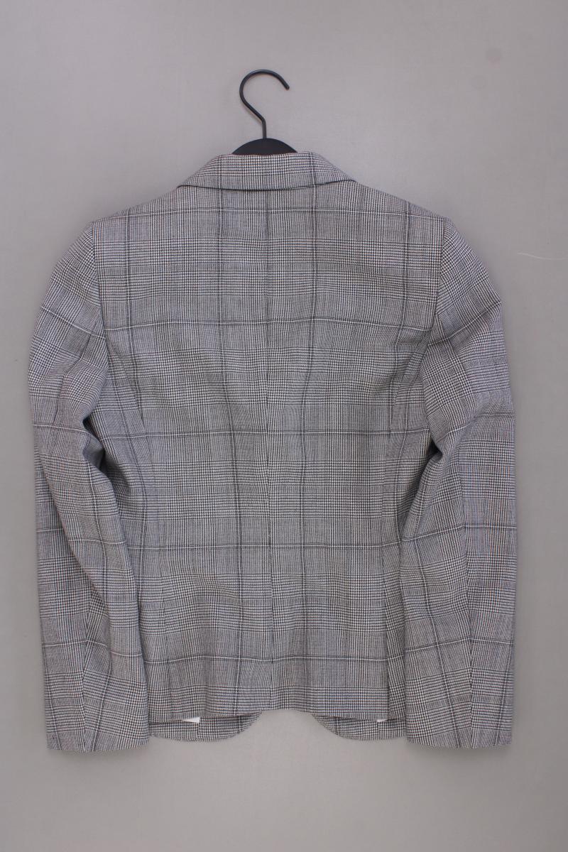 René Lezard Wollblazer Gr. 34 hahnentritt neuwertig grau aus Schurwolle