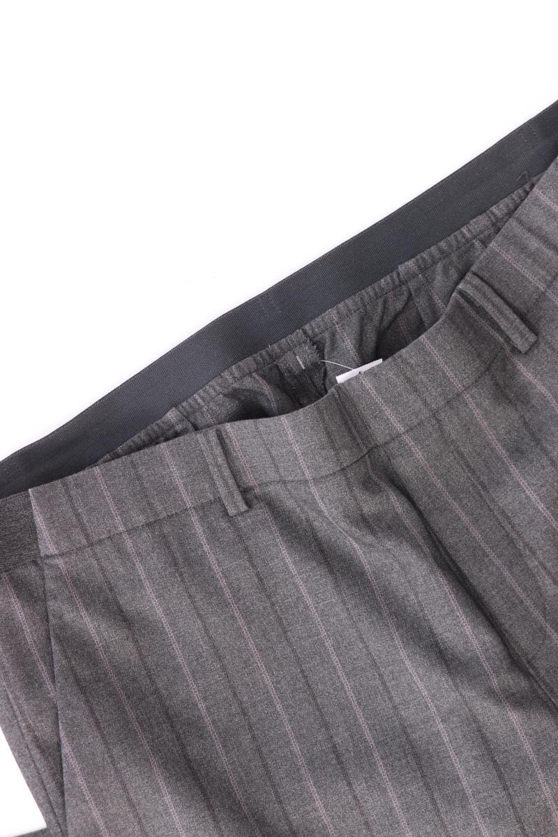 Uniqlo Hose Gr. XL gestreift grau aus Polyester