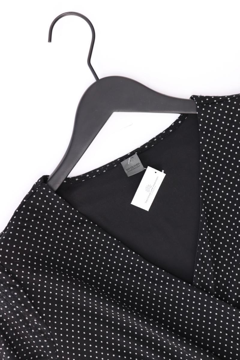 Sir Oliver Etuikleid Gr. 40 gepunktet 3/4 Ärmel schwarz aus Polyester