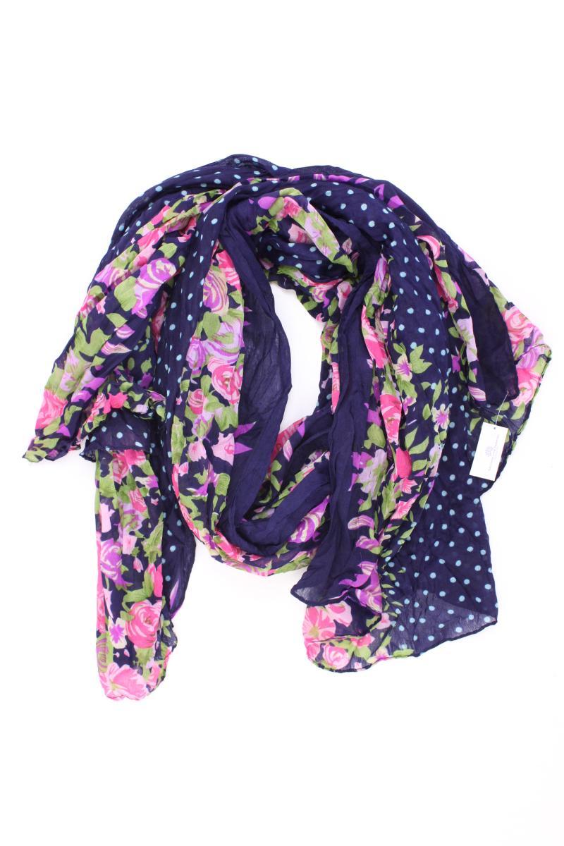 Tuch mit Blumenmuster blau