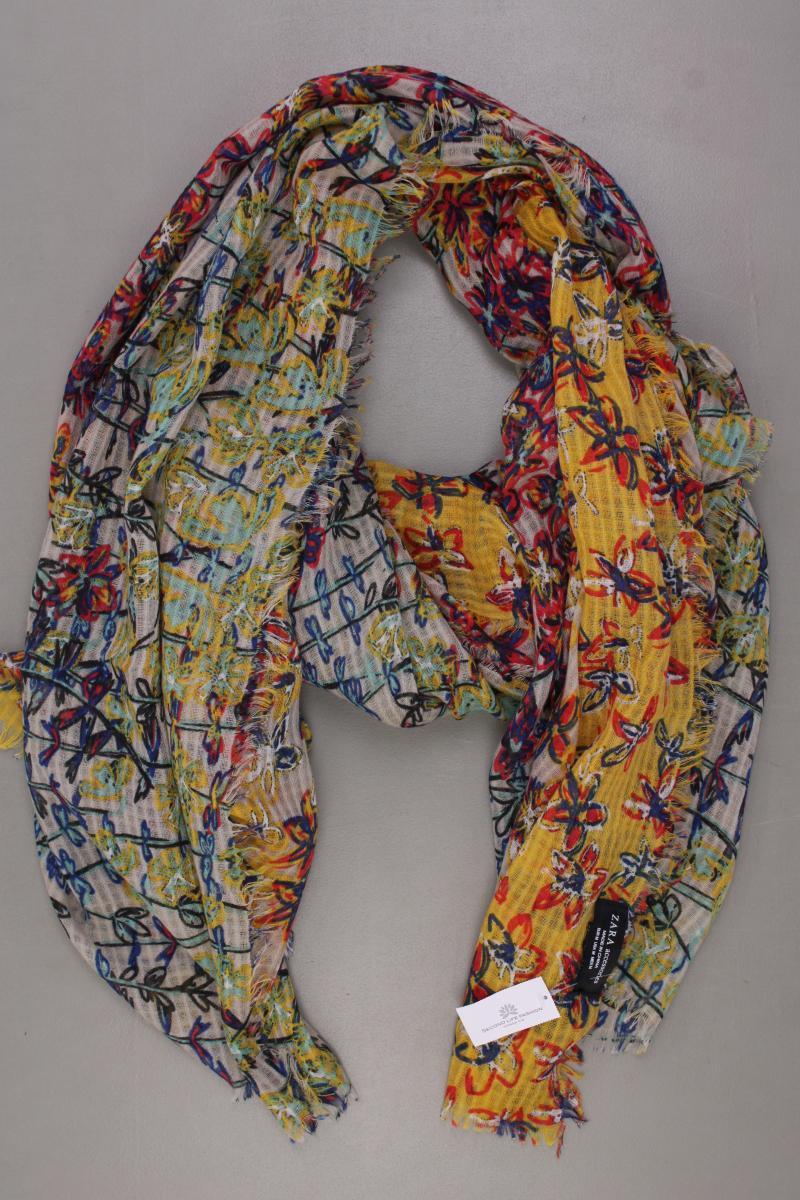 Zara Tuch mit Blumenmuster mehrfarbig