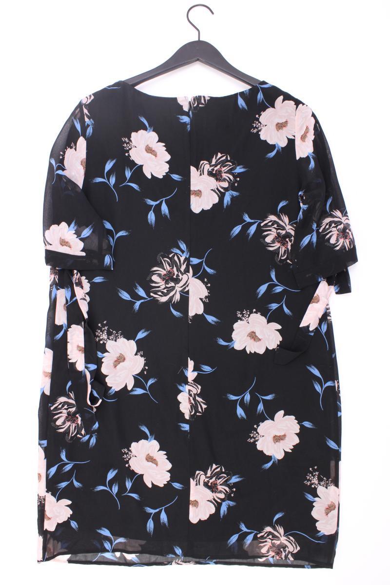 Truth & Fable Kleid Gr. XXL mit Blumenmuster 3/4 Ärmel schwarz aus Polyester