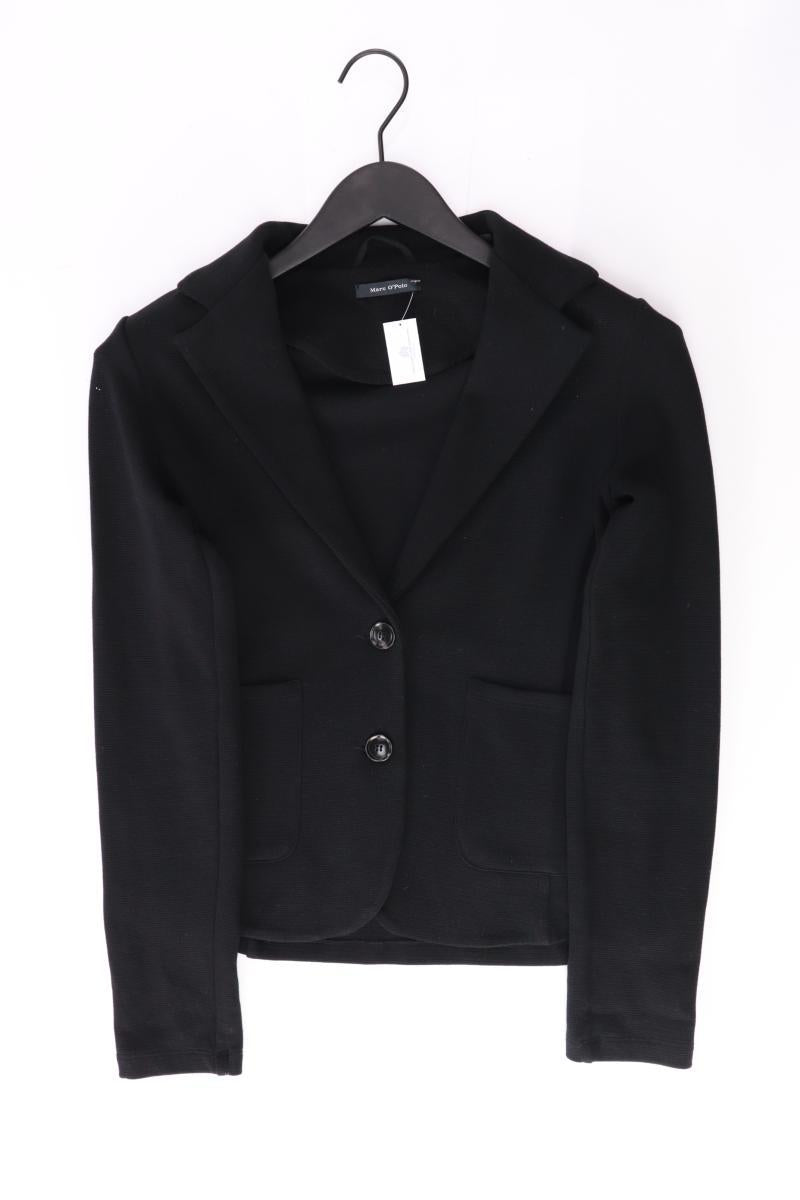 Marc O'Polo Regular Blazer Gr. 36 schwarz aus Baumwolle