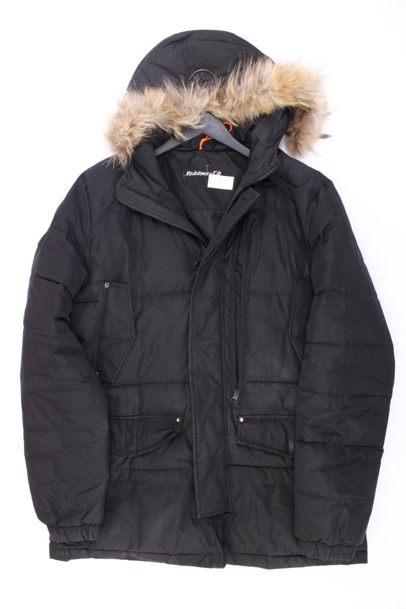 Rubber & Co Winterjacke für Herren Gr. L schwarz aus Polyester