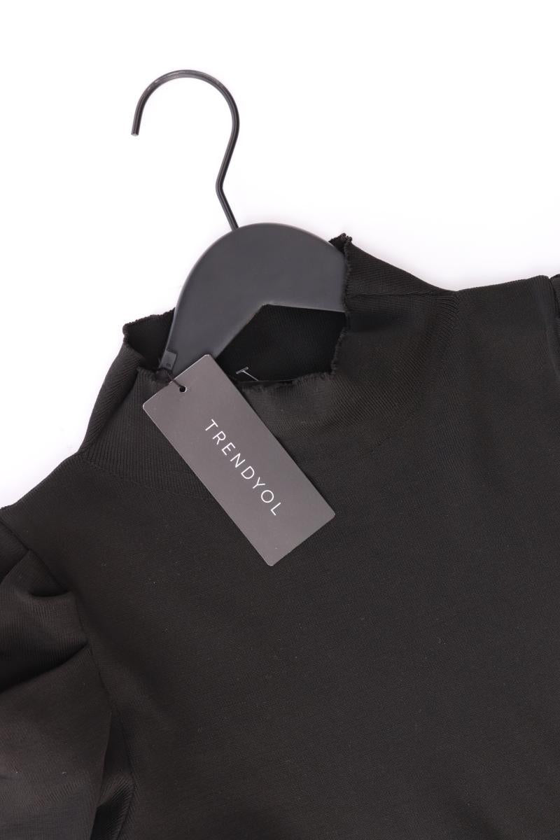 Trendyol Langarmkleid Gr. 48 neu mit Etikett schwarz aus Polyester