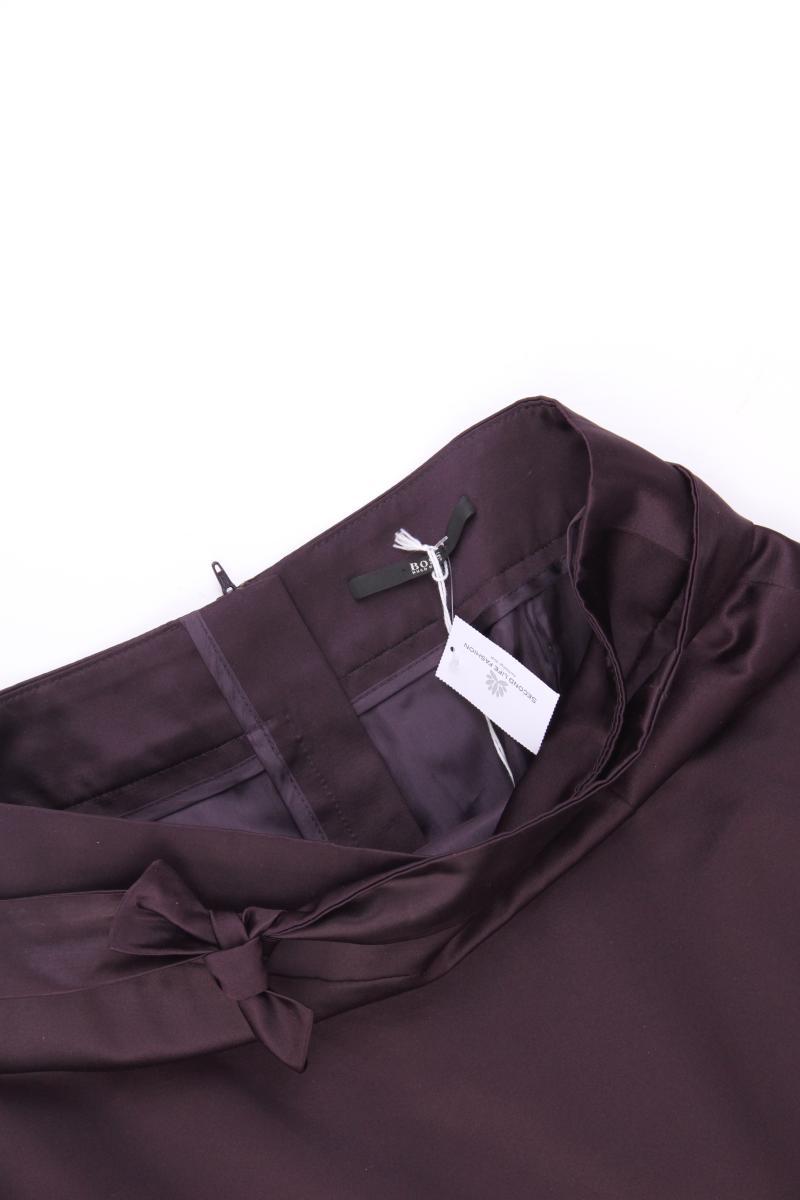 BOSS by Hugo Boss Midirock Gr. 38 neuwertig lila aus Baumwolle