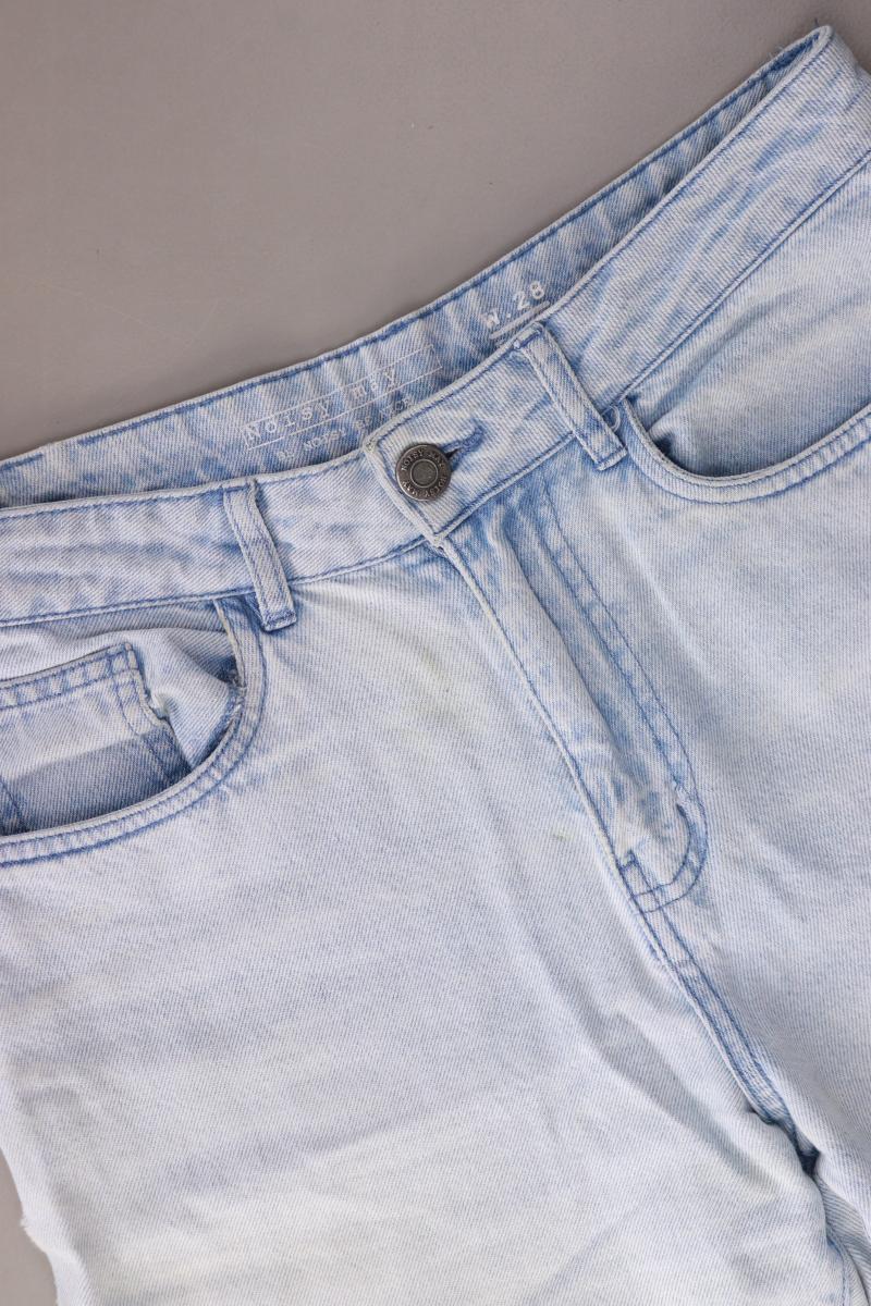 Noisy May Straight Jeans Gr. W28/L28 blau aus Baumwolle