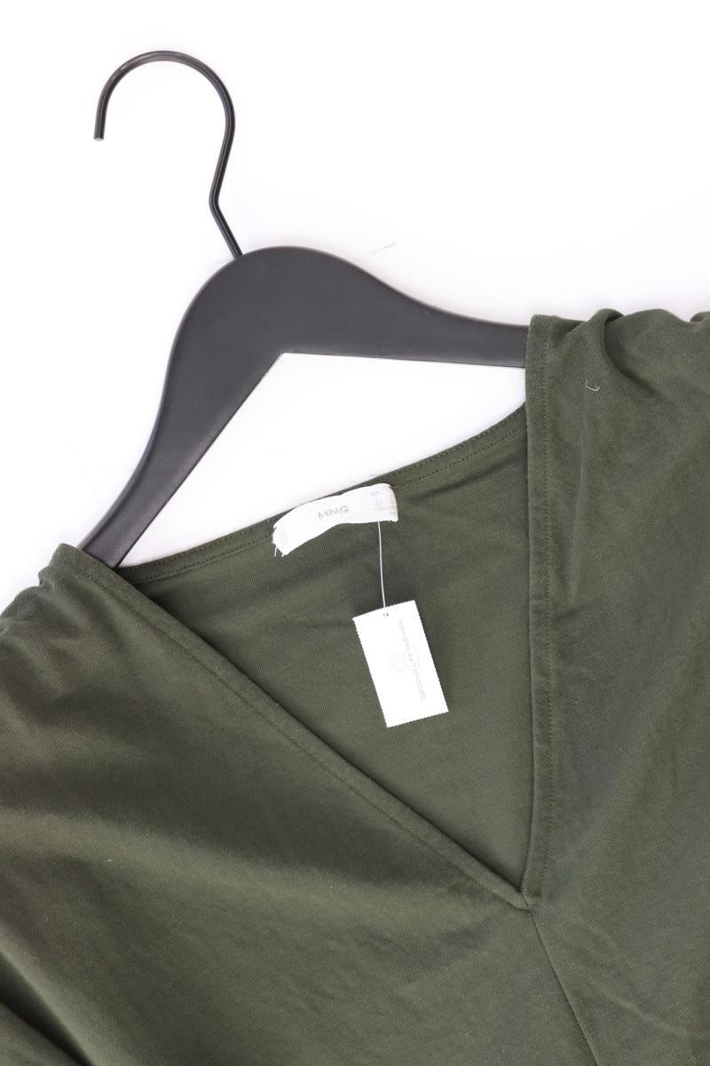 Mango Midikleid Gr. L olivgrün aus Viskose