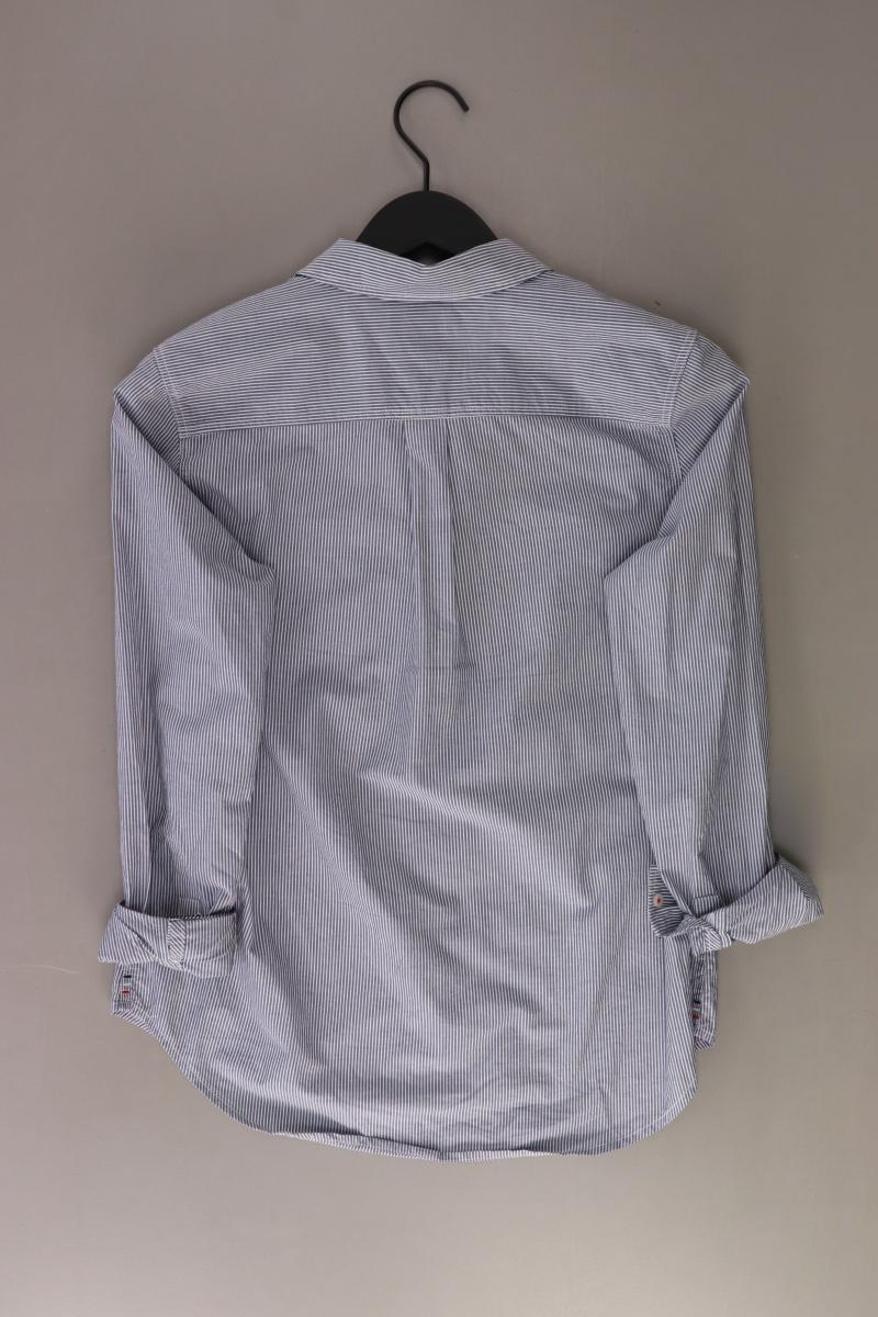 Tommy Jeans Regular Bluse Gr. XS gestreift 3/4 Ärmel blau aus Baumwolle