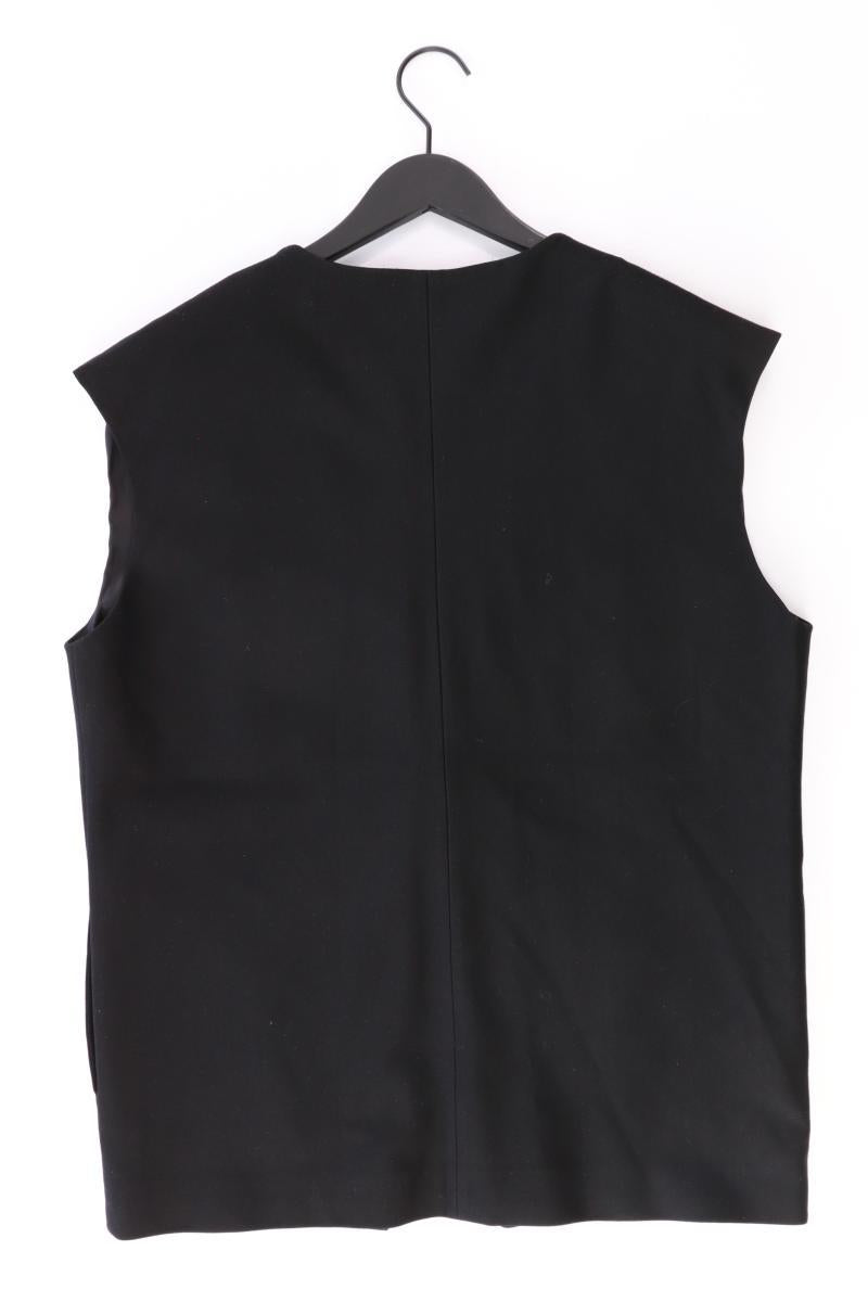 UNQ Regular Weste Gr. 40 Vintage schwarz aus Viskose