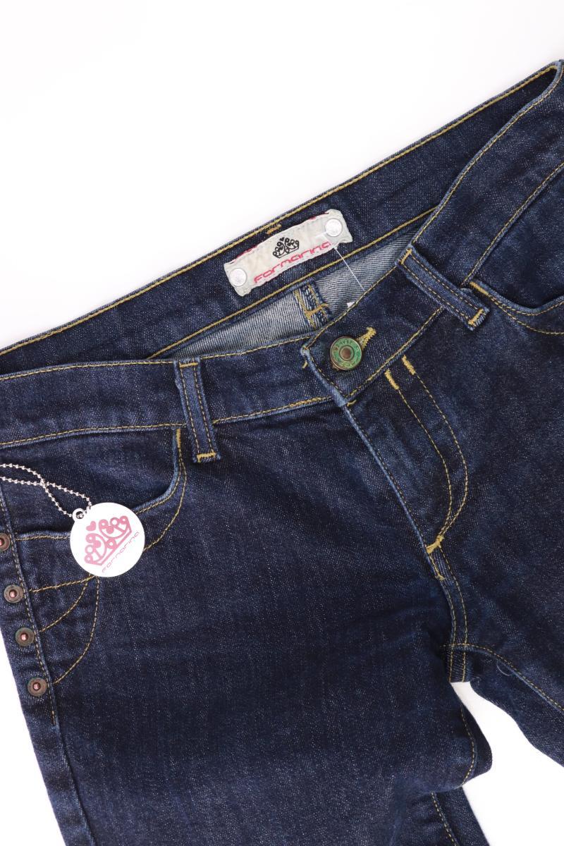 Fornarina Regular Jeans Gr. 34 blau aus Baumwolle