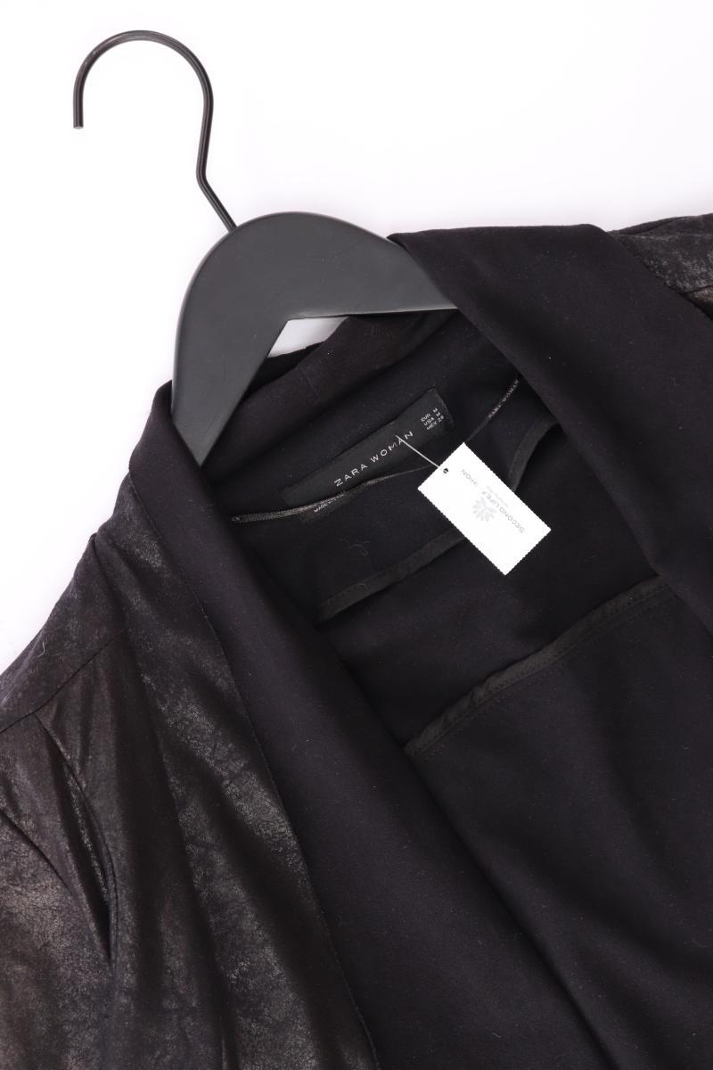 Zara Cardigan in Wildlederoptik Gr. M Langarm schwarz