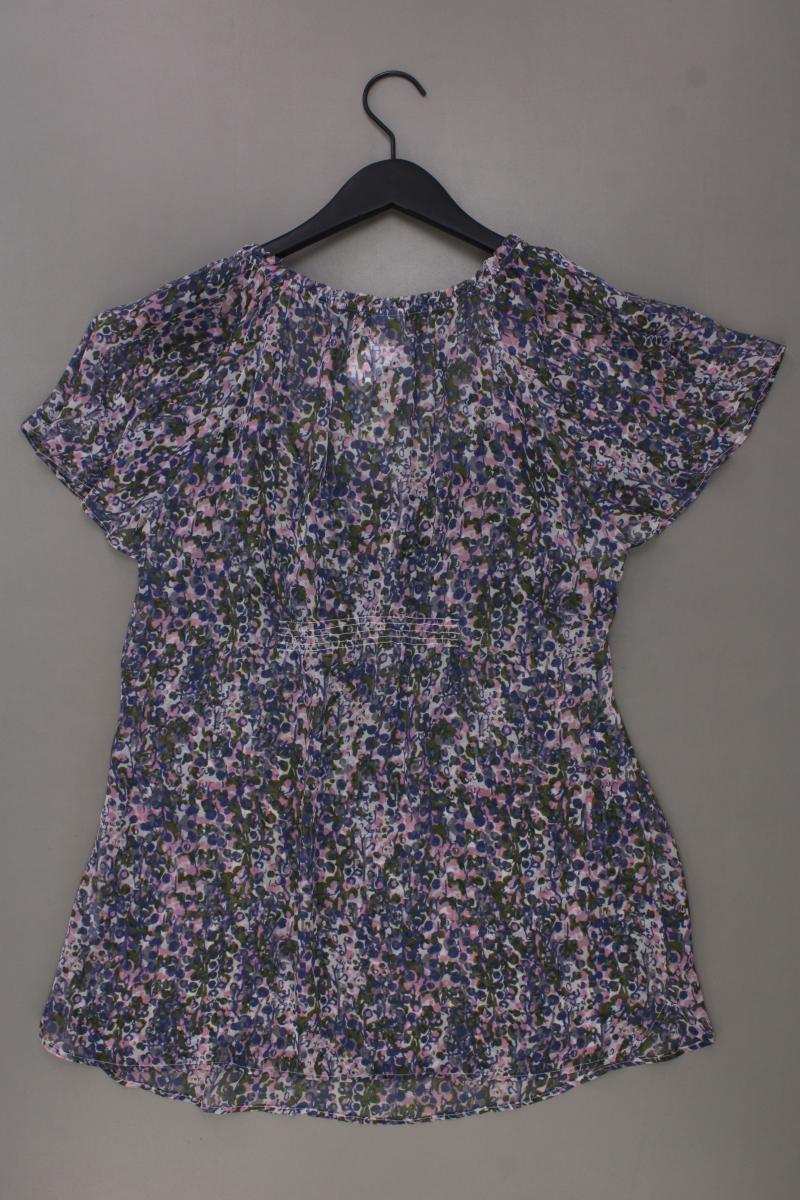 Esprit Chiffonbluse Gr. 40 Kurzarm mehrfarbig