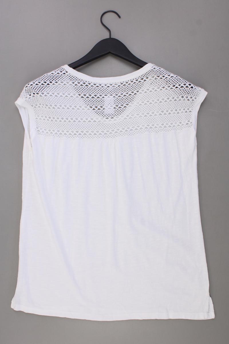 Street One T-Shirt Gr. 40 Kurzarm weiß