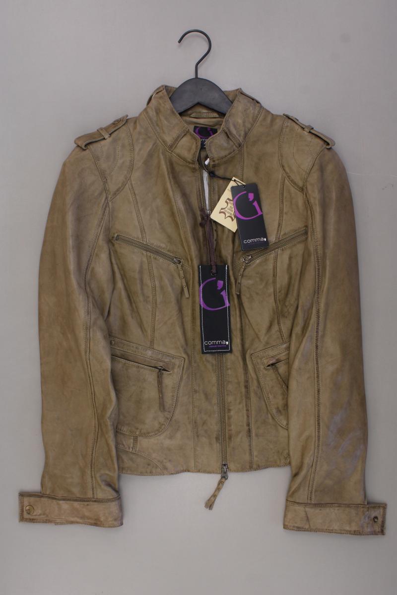 comma, Lederjacke Gr. 42 neu mit Etikett Neupreis: 329,0€! braun