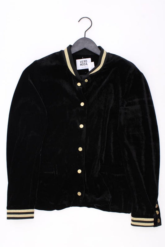 Vero Moda Samt Jäckchen Gr. L schwarz