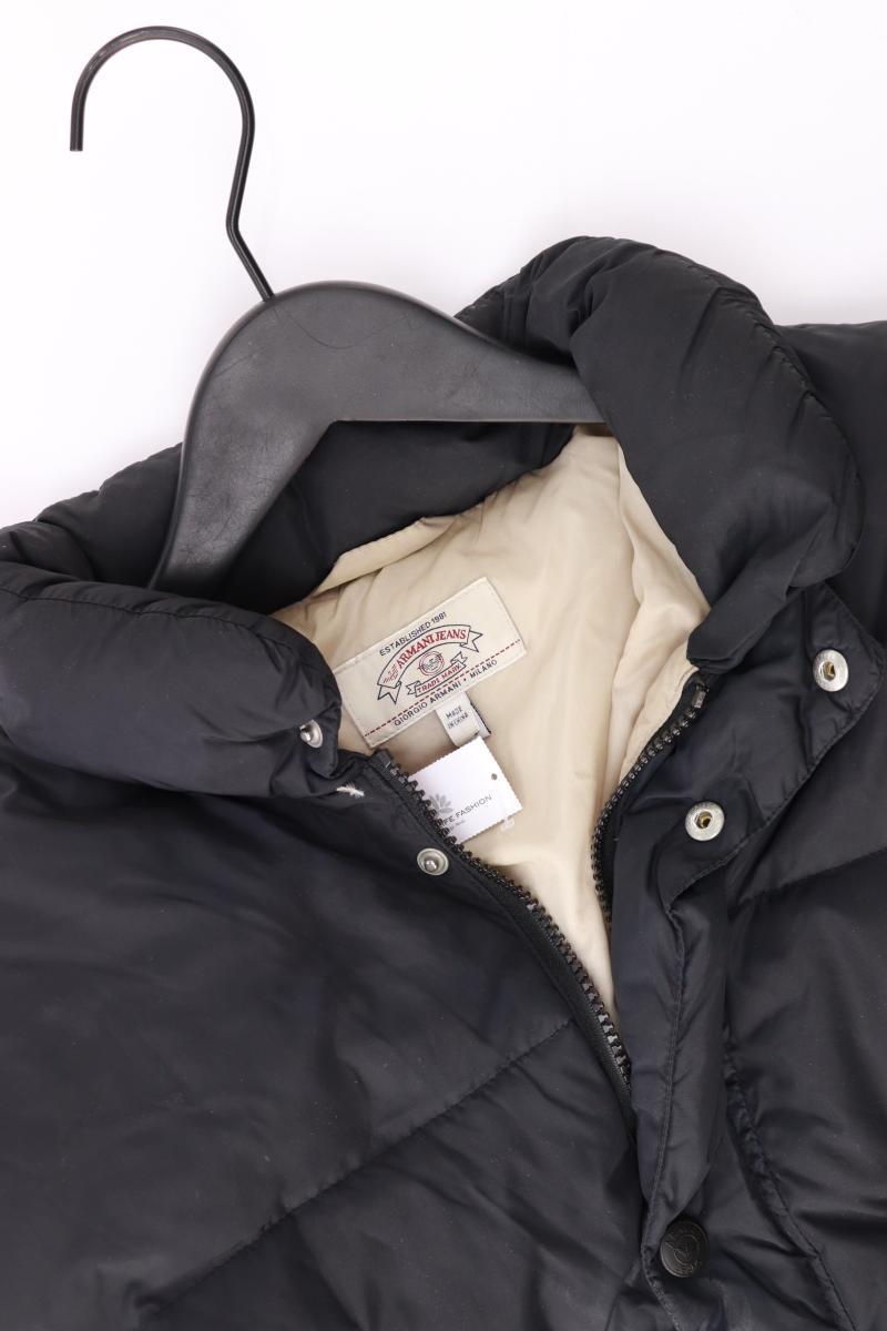 Armani Jeans Daunenjacke für Herren Gr. 48 Vintage schwarz aus Polyester