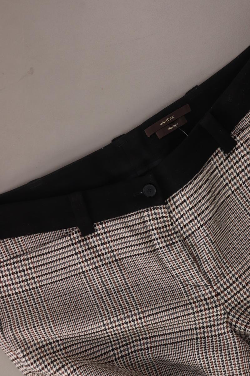 Windsor Wollhose Gr. 36 hahnentritt braun aus Schurwolle