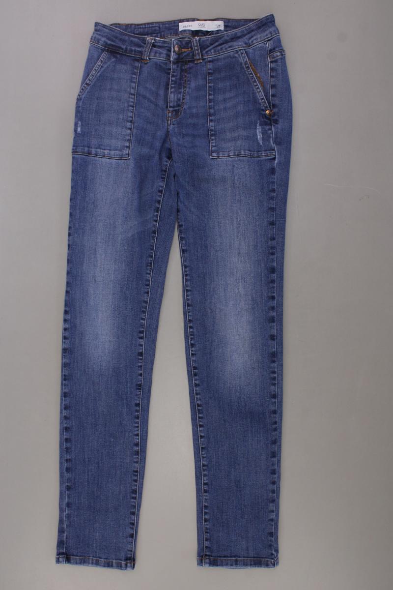 QS by s.Oliver Skinny Jeans Gr. 34 blau aus Baumwolle