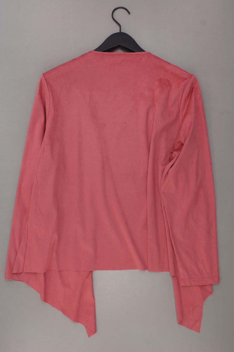 Viventy Cardigan in Wildlederoptik Gr. 46 neuwertig Langarm rosa aus Polyester