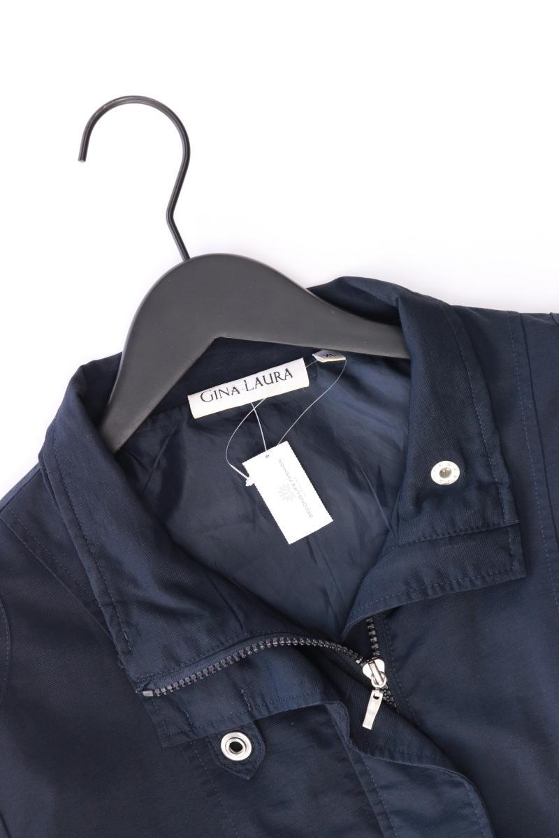 Gina Laura Übergangsjacke Gr. XL blau aus Polyester