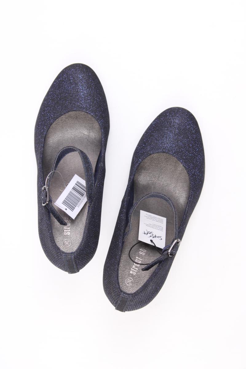 Pumps mit Glitzer Gr. 36 neu mit Etikett Neupreis: 29,99€! blau