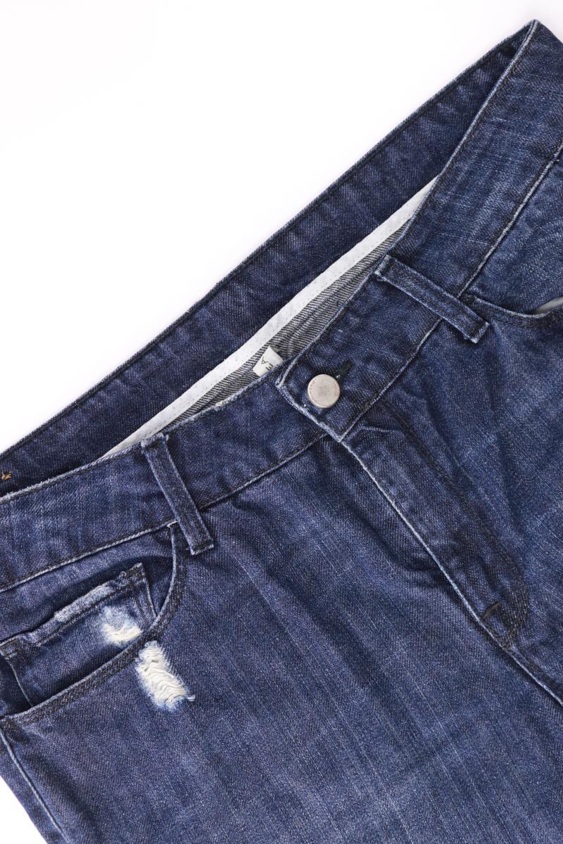 Mango Straight Jeans Gr. 40 blau aus Baumwolle