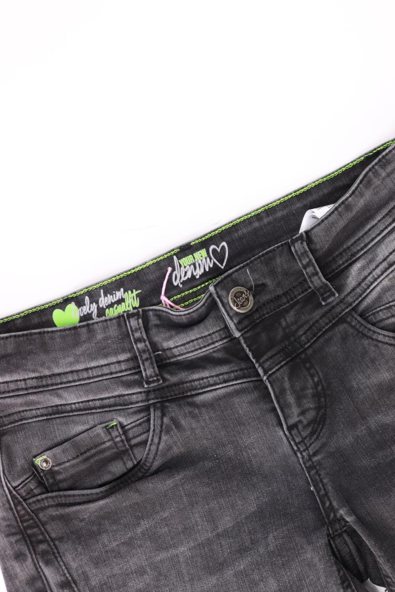 Street One Straight Jeans Gr. W25/L32 grau aus Baumwolle