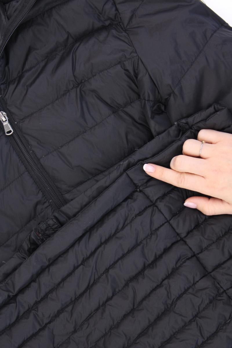 Harvey&Jones Daunenmantel Gr. UK 16 (L) schwarz aus Nylon