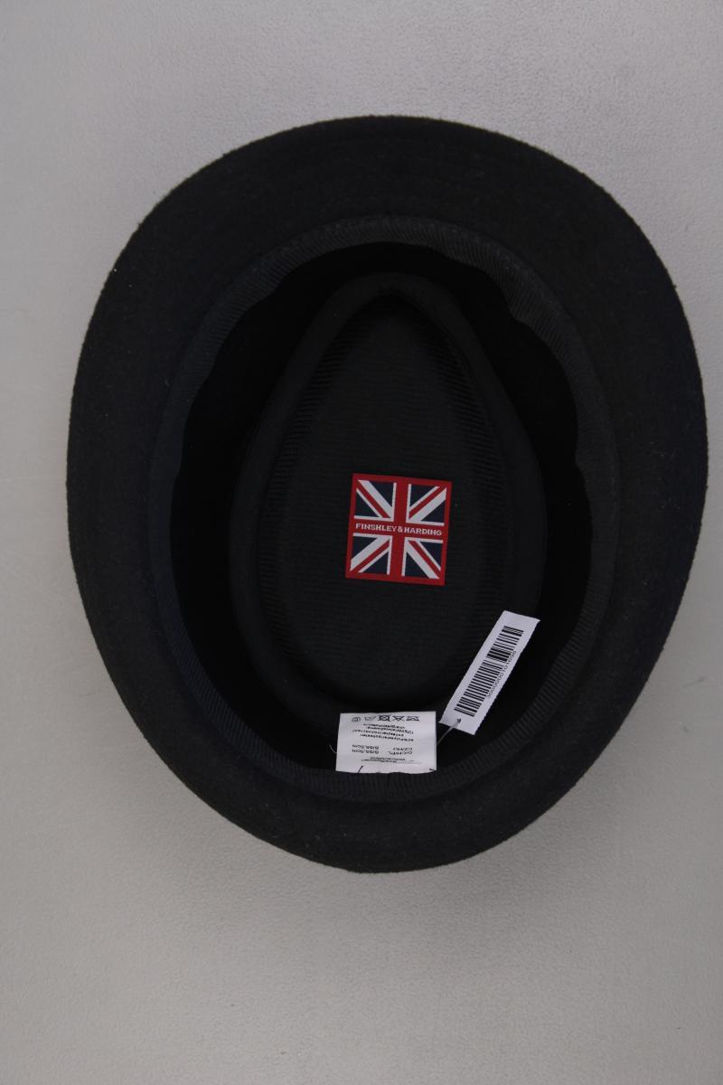 Finshley&Harding Hut Größe S / 55,5cm für Herren schwarz aus Polyester