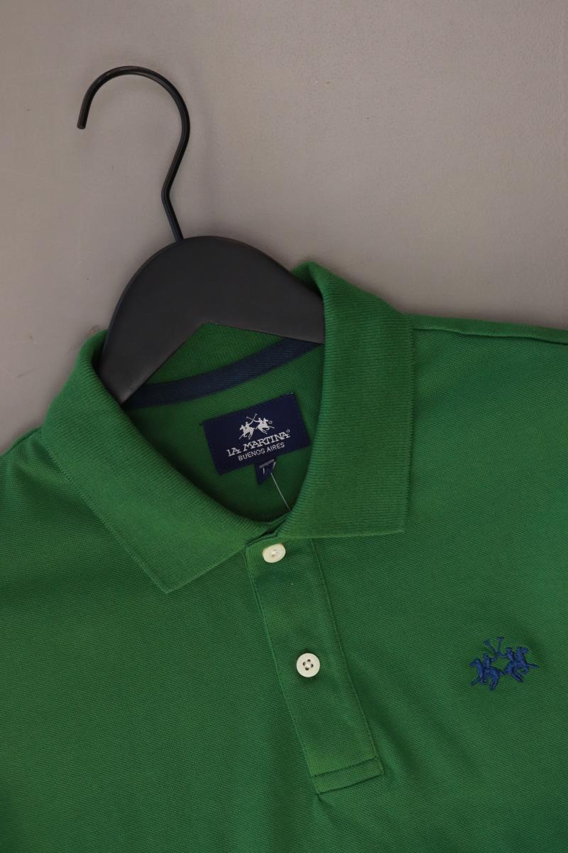 La Martina Poloshirt für Herren Gr. L Kurzarm grün aus Baumwolle