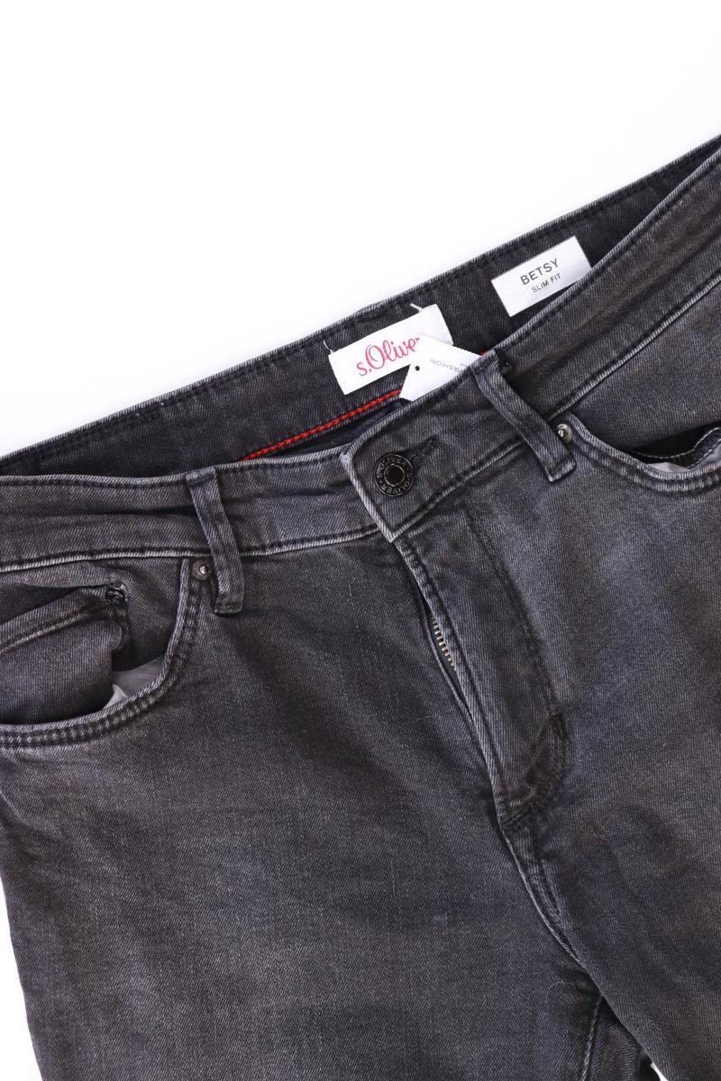 s.Oliver Straight Jeans Gr. 36 grau aus Baumwolle