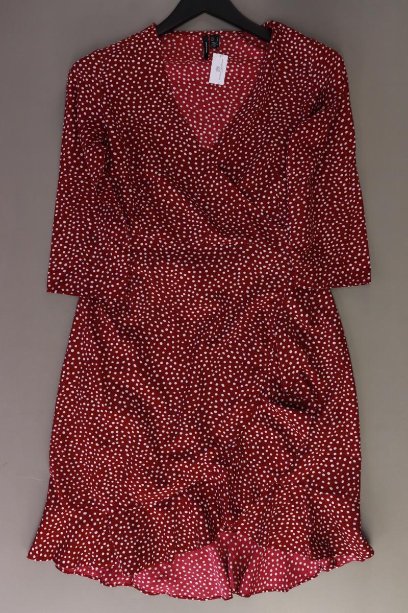Vero Moda Wickelkleid Gr. S gepunktet 3/4 Ärmel rot aus Polyester
