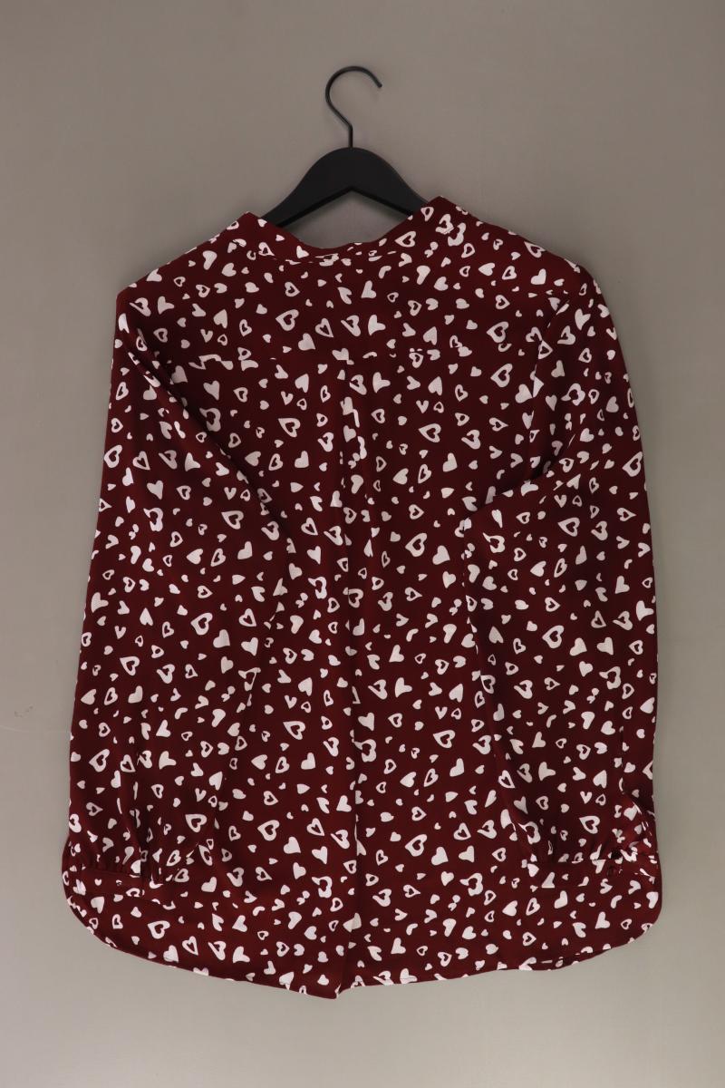 Thom by Thomas Rath Bluse mit Herzprint Gr. 46 Langarm lila aus Polyester