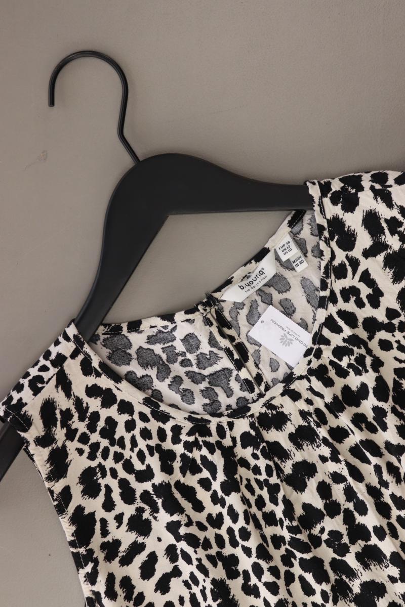 B.Young Ärmellose Bluse Gr. 38 mit Tierdruck creme aus Viskose