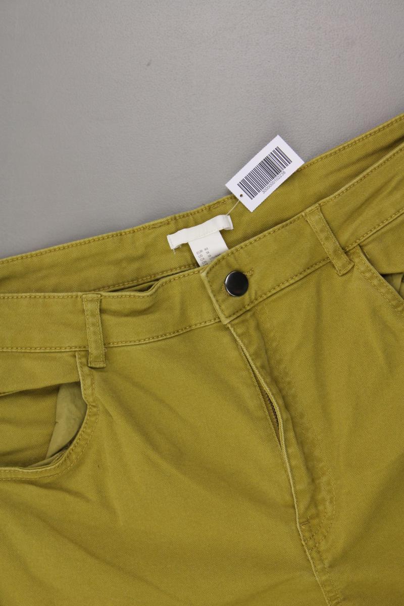 H&M Shorts Gr. 44 gelb aus Baumwolle