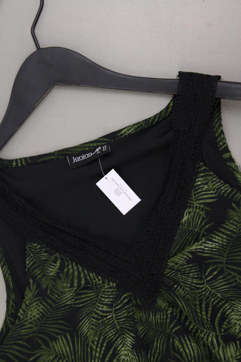 Janina Sommerkleid Gr. 48 Träger olivgrün aus Polyester
