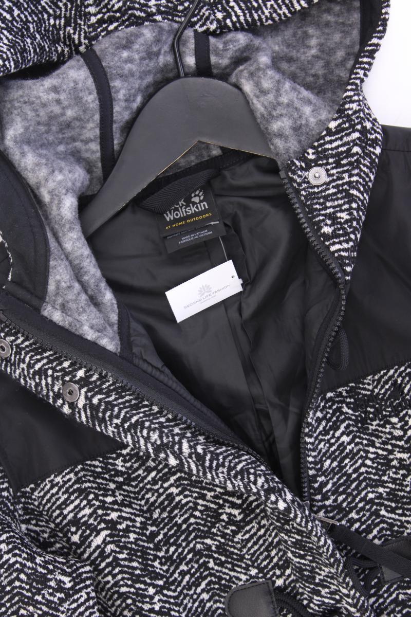 Jack Wolfskin Kapuzenmantel Gr. S grau aus Polyester
