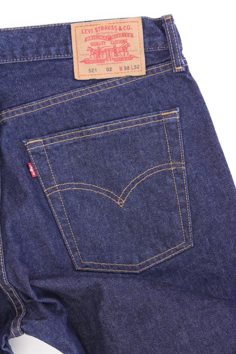 Levi's Straight Jeans für Herren Gr. W38/L32 blau aus Baumwolle