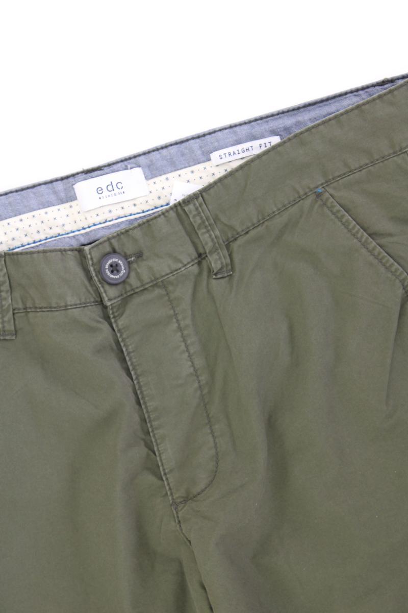 edc by Esprit Chinohose für Herren Gr. W33/L32 olivgrün aus Baumwolle