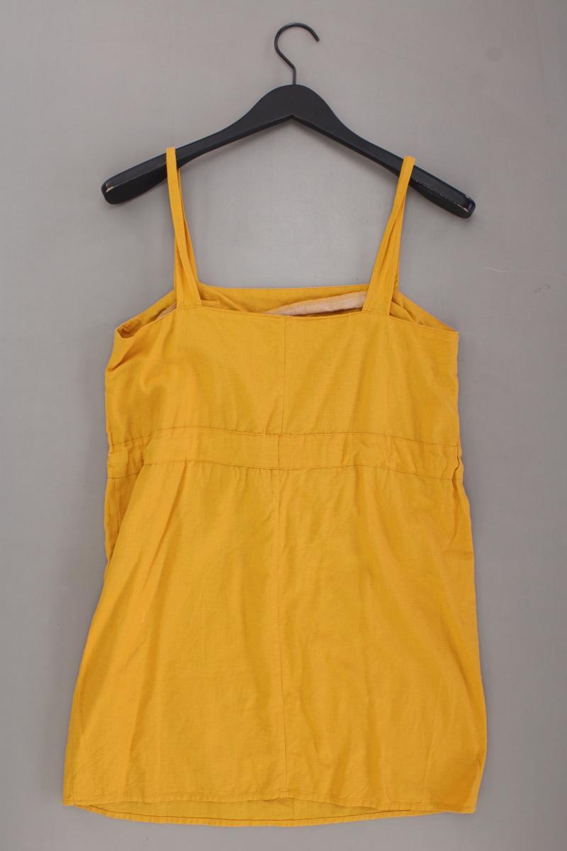 Asos Trägerkleid Gr. 38 gelb aus Baumwolle