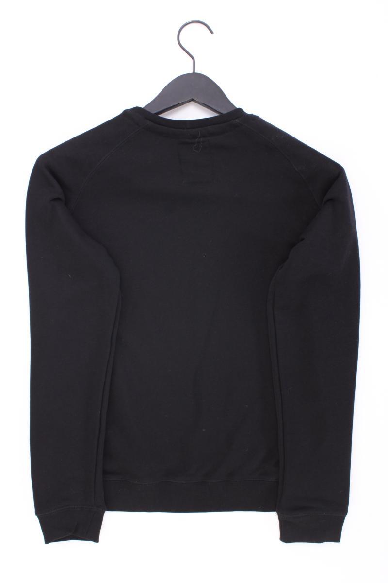 ALPHA INDUSTRIES Langarmpullover für Herren Gr. S schwarz aus Baumwolle
