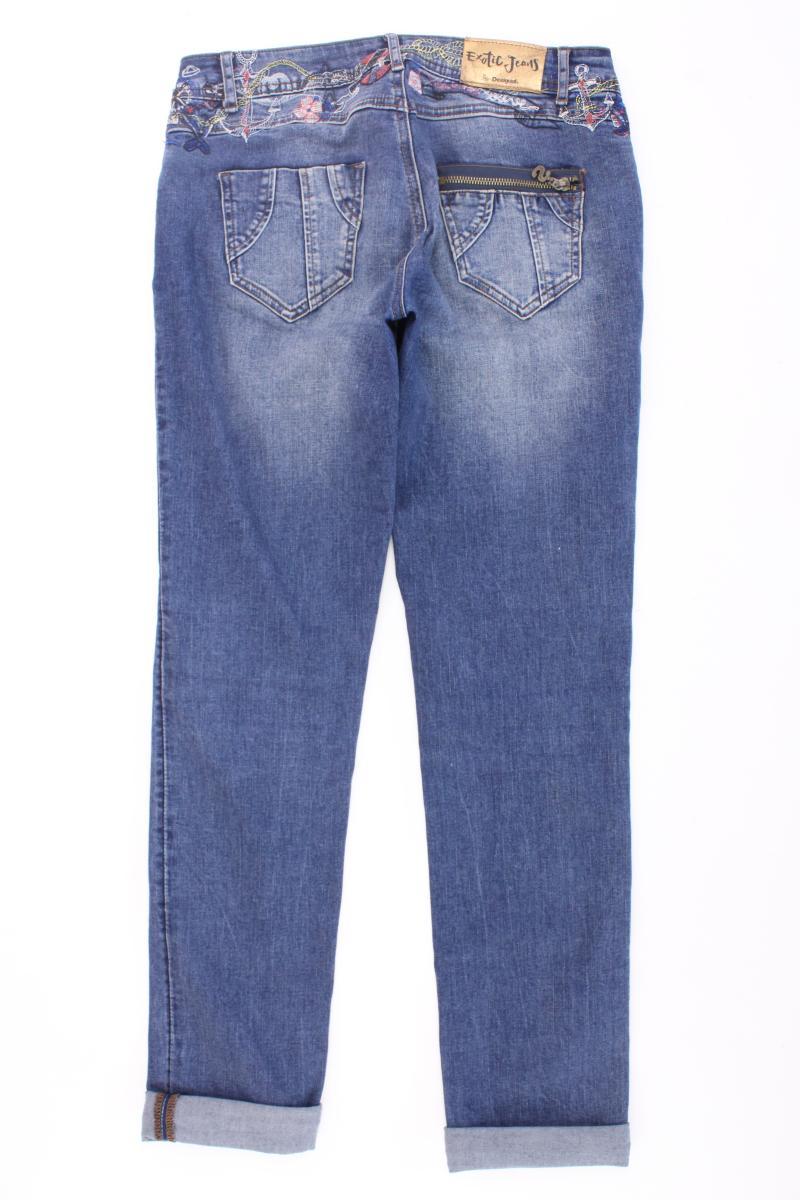 Desigual Skinny Jeans Gr. W28 blau aus Baumwolle