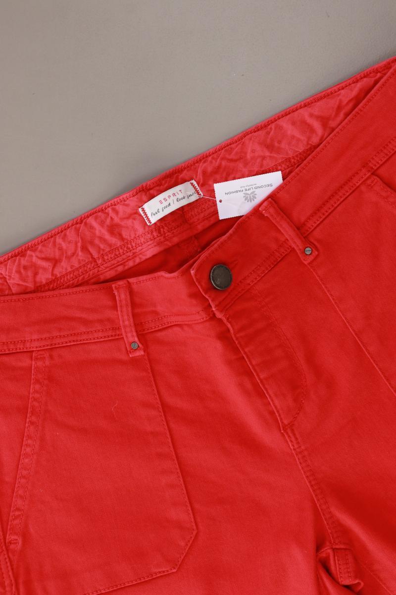 Esprit Straight Jeans Gr. 38/L28 rot aus Baumwolle