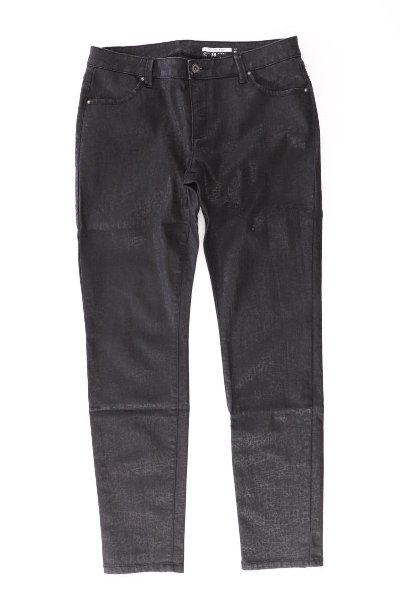 edc by Esprit Straight Jeans Gr. Kurzgröße 38 schwarz aus Baumwolle