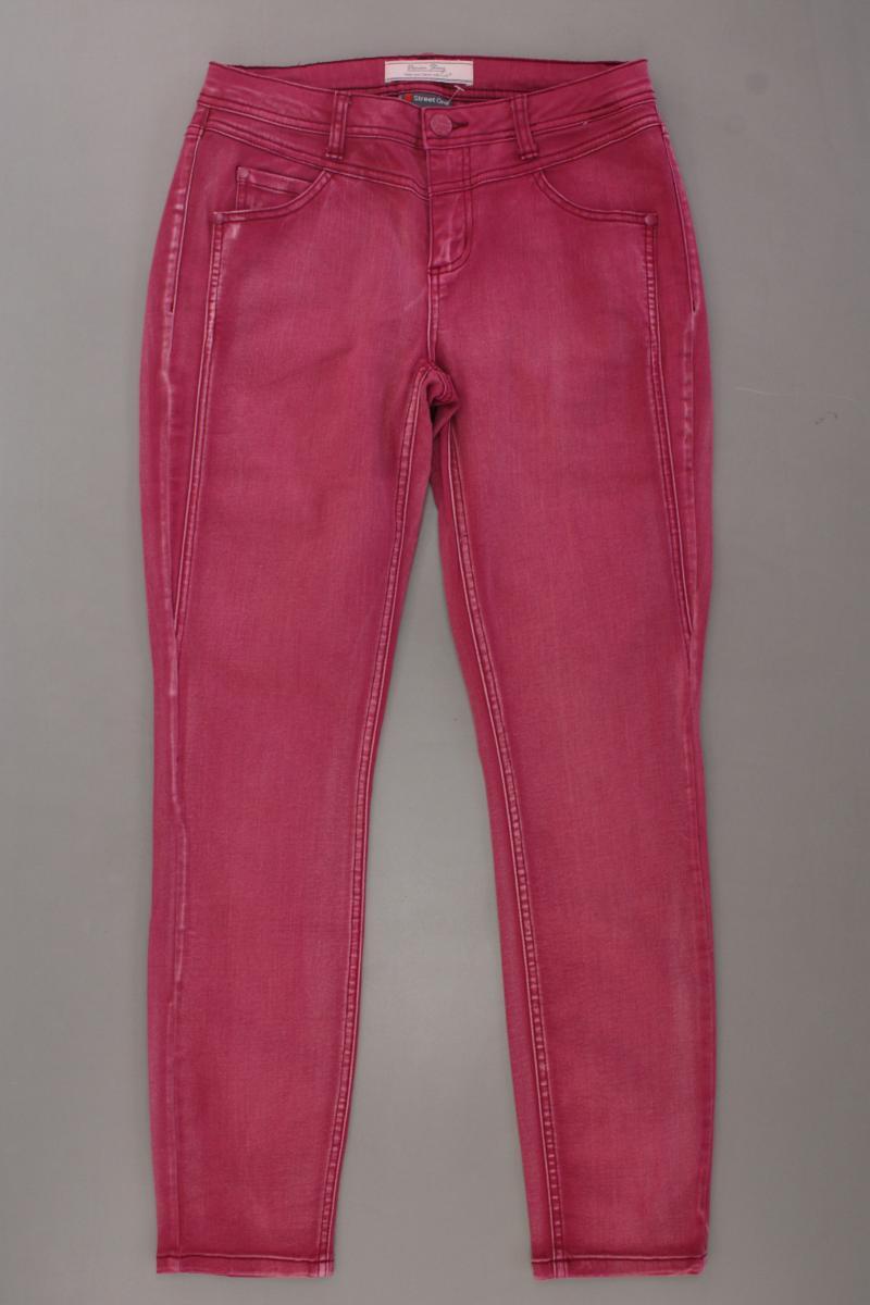 Street One Skinny Jeans Gr. W28 rot aus Baumwolle