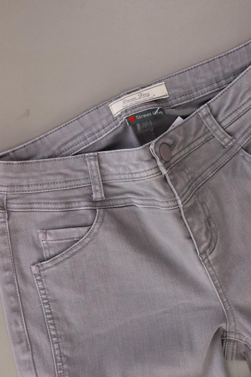 Street One Skinny Jeans Gr. W29 grau aus Baumwolle