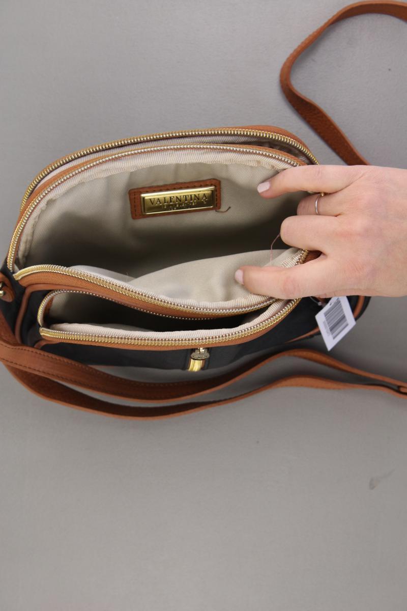 Valentina Leder Vintage Tasche blau