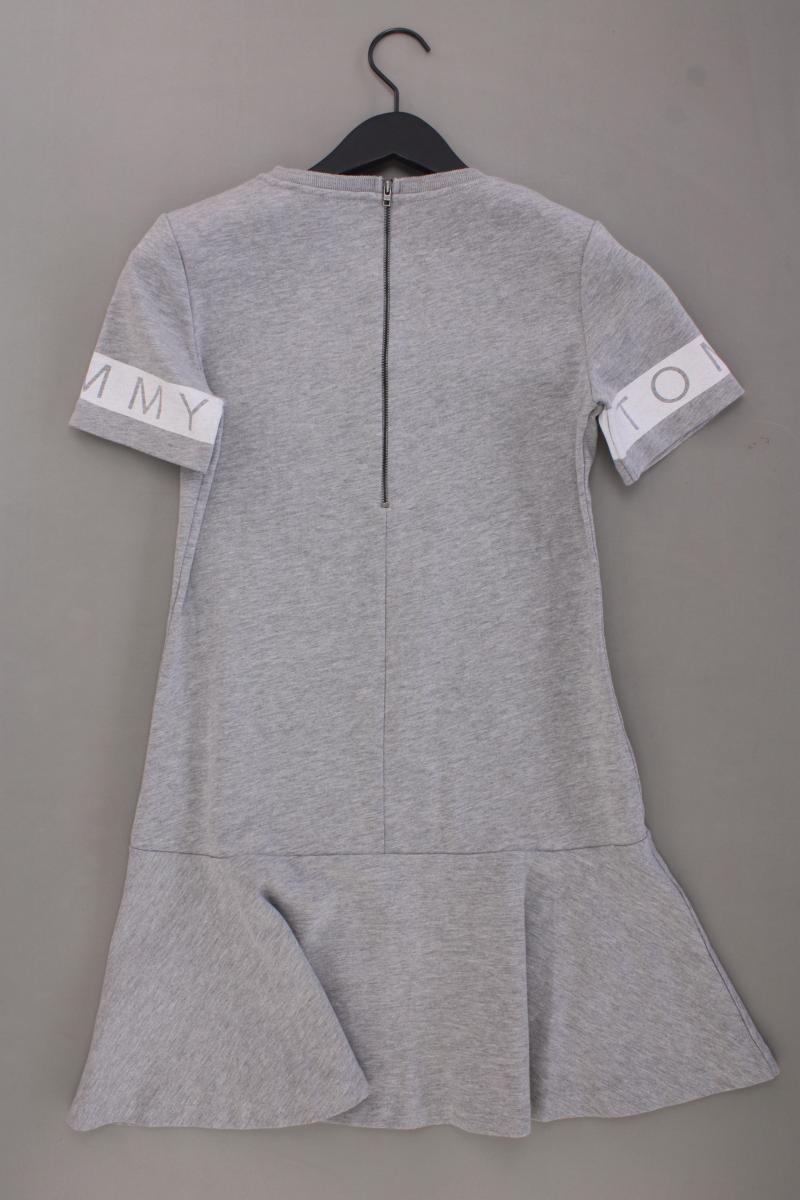 Tommy Jeans Kurzarmkleid Gr. S grau aus Baumwolle
